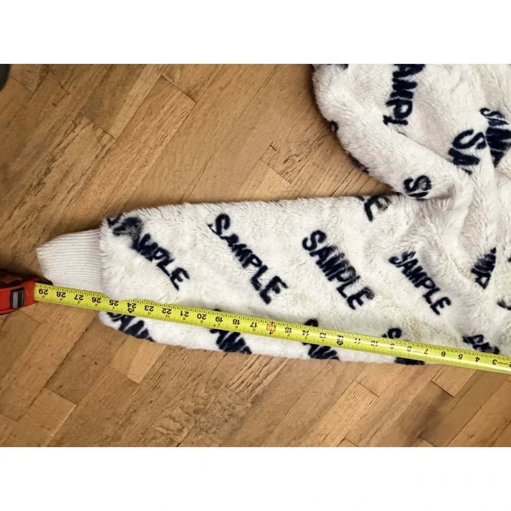 RARE Prototype SMFK Sample Fur Jacket All Over Print Zip Streetwear Collectable